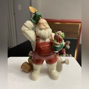 Lenox SANTA'S PASTIMES "GARDENER" Santa Claus Figurine